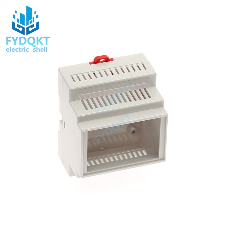 1PC DIN Rail PLC Junction Box Plastic Electronics Box Chassis case 88x72x59mm 35-Rail Mounting Instrument Housing