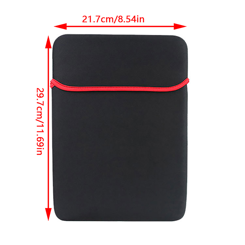 Bolsa protectora de doble cara para ordenador portátil, suave funda de neopreno impermeable para tableta y PC, 7/8/9/10/12/13/14 pulgadas, 1 unidad: Marrón claro