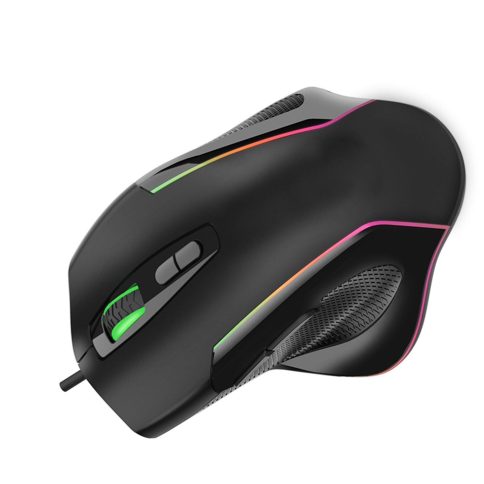 USB Wired Mouse 7 Buttons Macro Programmable 6400DPI Gaming Mouse With Breathing Light For Desktop Laptop Gaming Mouse
