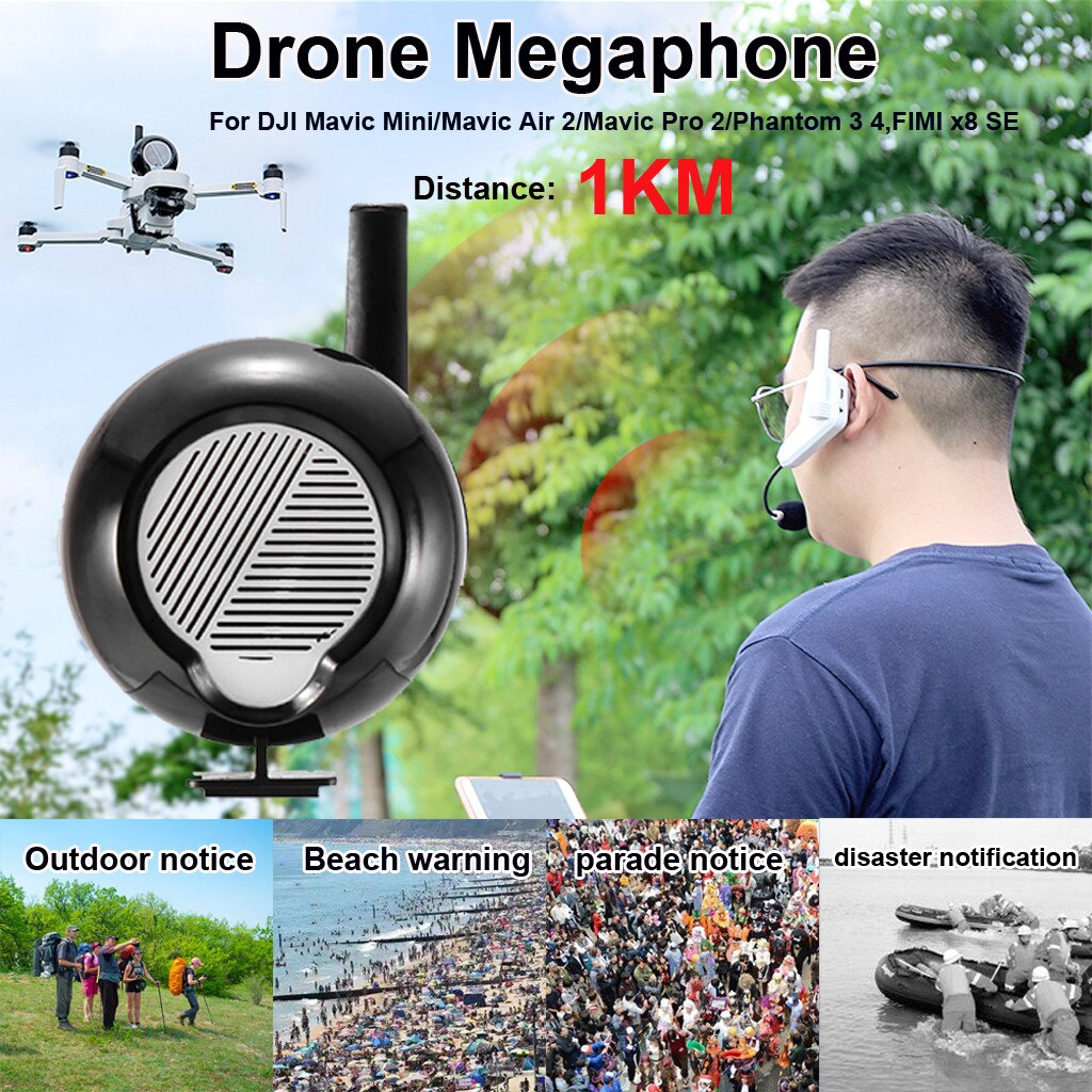 Drone Megafoon Voor Dji Mavic Mini/Mavic Air 2/Mavic Pro 2/Phantom 3 4 Drone Accessoires kits