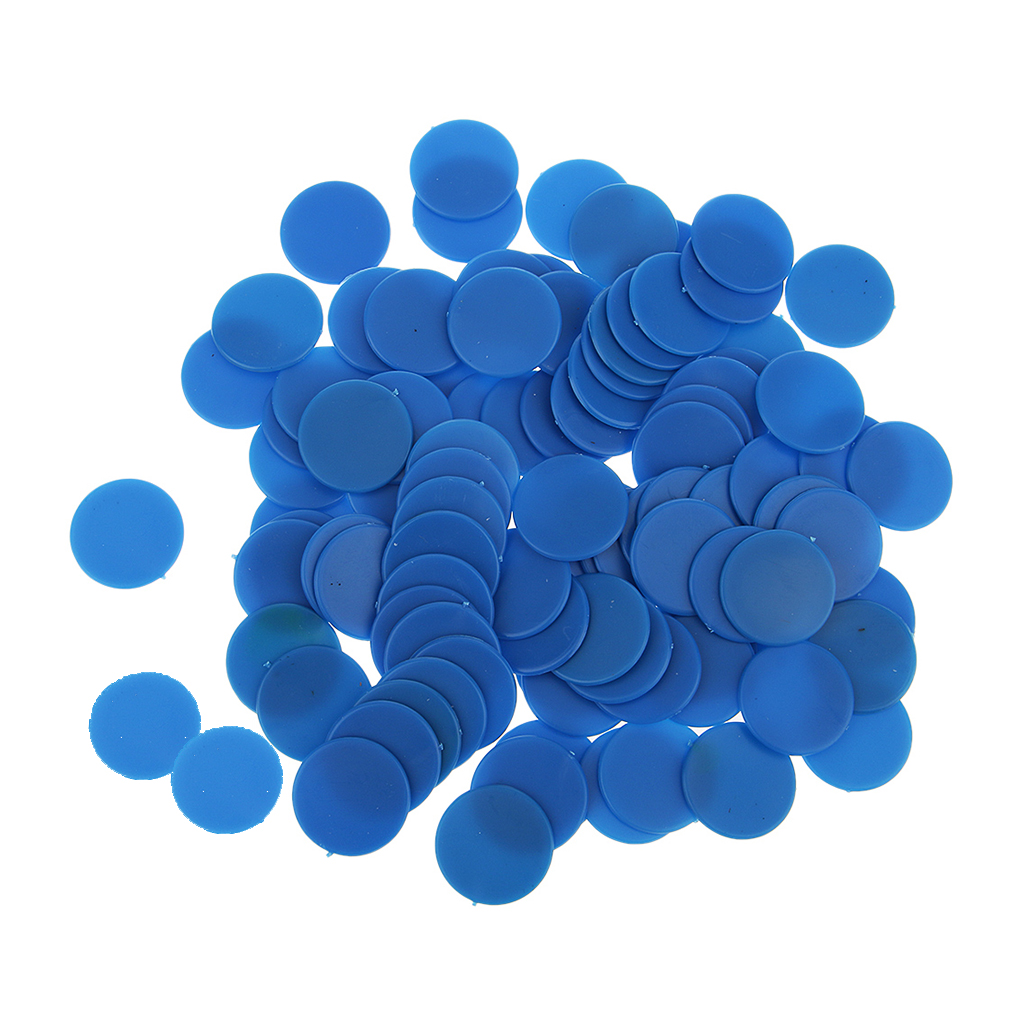 200 stk uigennemsigtig plast brætspil tæller tindly blinker regneværk gul blå