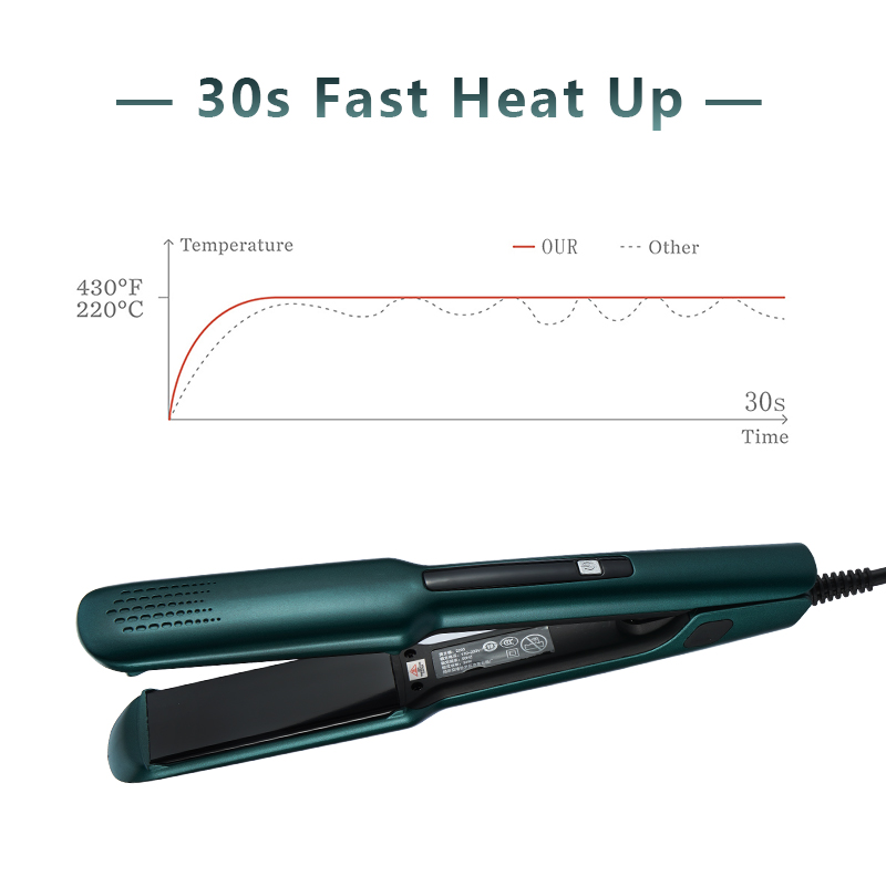 Multifunctional Hair Straightener Ceramic Coated Plate Hair Curler Hair Comb Straighteners Curling Hair Iron F45