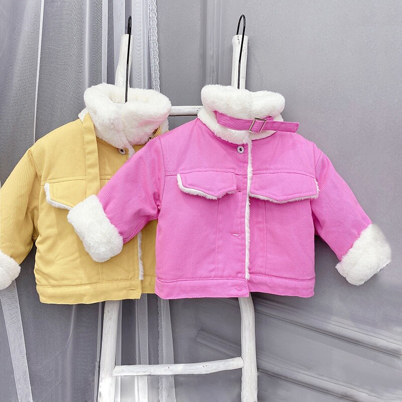 Toddler Girl Winter Clothes Baby Coat Girls Clothes Boys Winter Jacket Thick Plush Kids Clothes Children Jacket