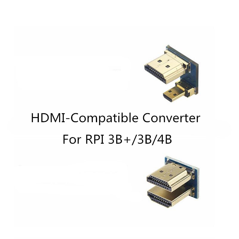 Convertidor Compatible con HDMI 1080P, adaptador micro-hd para Raspberry Pi 3/4 HD, Conector de pantalla táctil LCD de 5 pulgadas