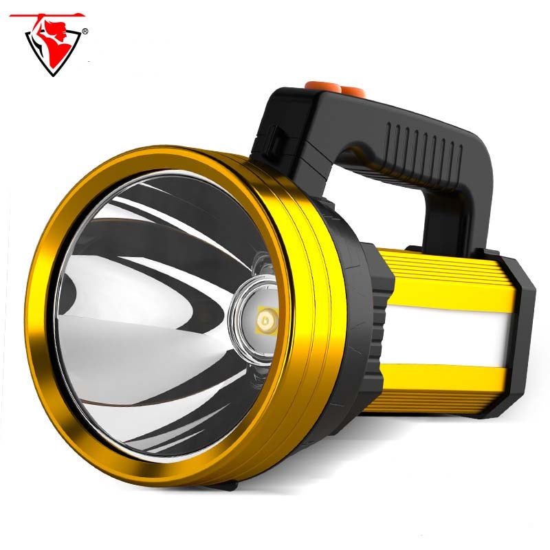 10W Flashlight Lantern Waterproof Rechargeable Camping light Battery LED Portable Lighting Fishing lamp USB 18650