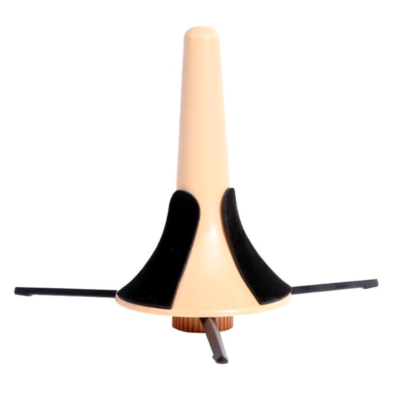 Tragbare Abnehmbare Trompete Stativ Instrument Saxophon Halter YA88: Beige