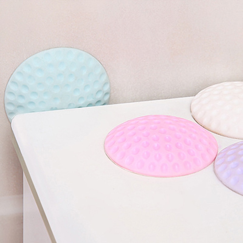 1 Uds parachoques para Manilla de puerta cerradura de goma alfombrilla de choque Protector de pared Tope de puerta