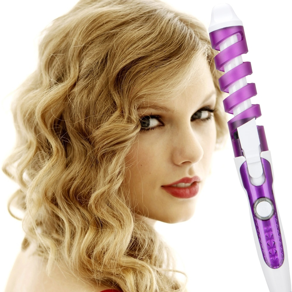rizador de cabello magia tenacillas en espiral calefacción rápida varita rizadora pelo eléctrico Styler Pro Estilo herramienta