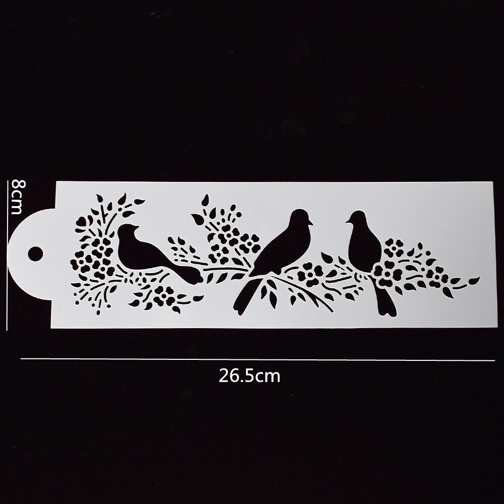 Plantillas de para pintar Paredes, álbum de recortes, papel en relieve, decoración de álbum de dibujo, nuevas: Bird