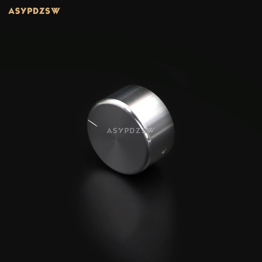 1 STKS Hoge licht zilver 44*22 Volledige aluminium eindversterker effen Volume potentiometer knop