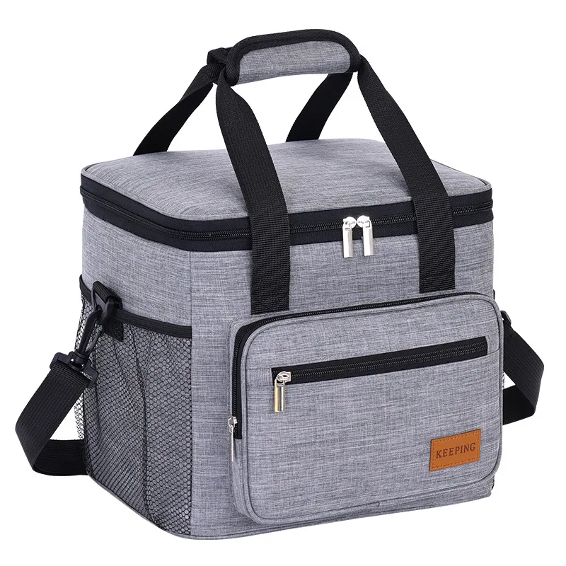 Portable Car Cooler Bag Large Insulated Food Container for Outdoor, Picnic & , Leakproof Thermal Lunch Box with Handles