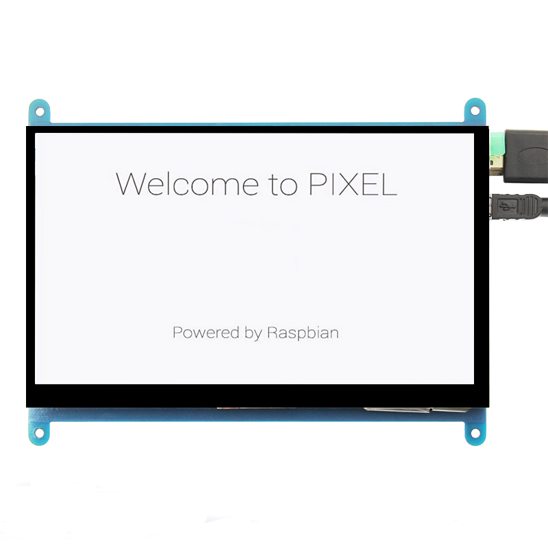 7 Inch 1024X600 Capacitive Press Screen Hdmi Monitor Lcd Display for Raspberry Pi