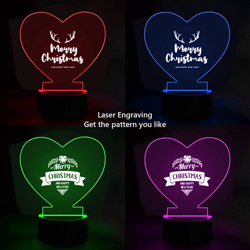 2mm Acrylic Sheet with Double Sided Protective for LED Light Base Signs DIY Display Projects Craft 6 Pieces ,(Heart)