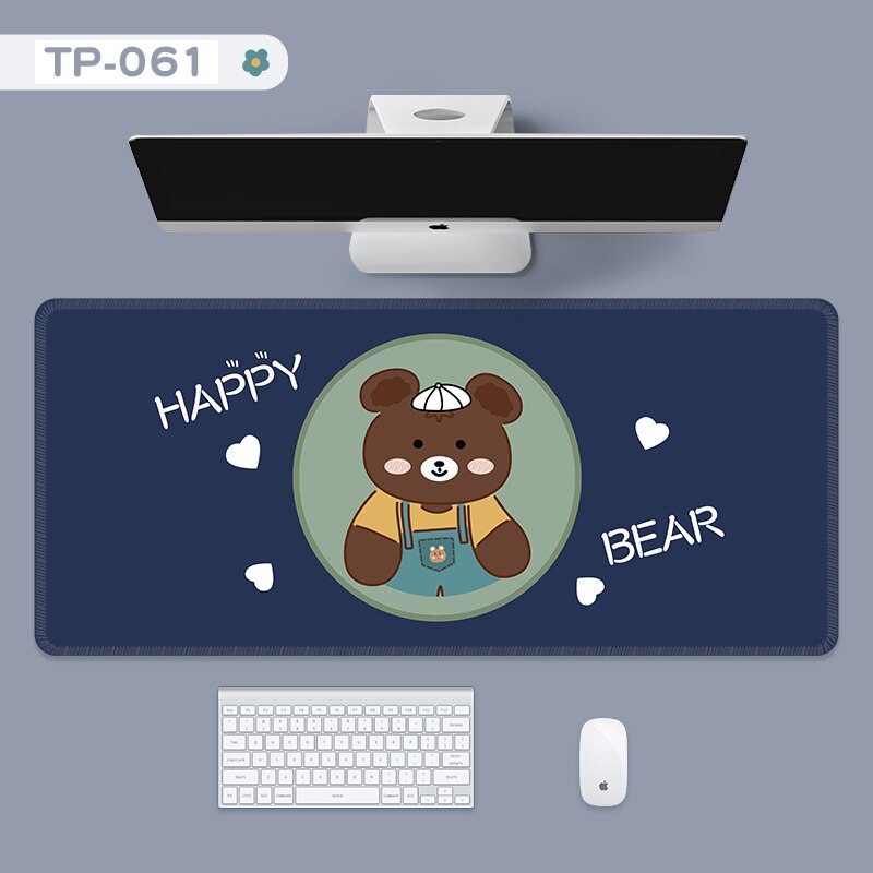 Leuke Oversized Muismat Toetsenbord Laptop Bureau Pad Rubber Pols Antislip Bureau Mat Desktop Organizer Computer Accessoires: 61