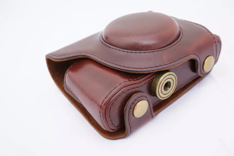 Pu Leather Camera Case Bag Voor Olympus SH1 SH2 SH-1 SH-2 Camera Cover Met Riem Zwart /bruin/Koffie