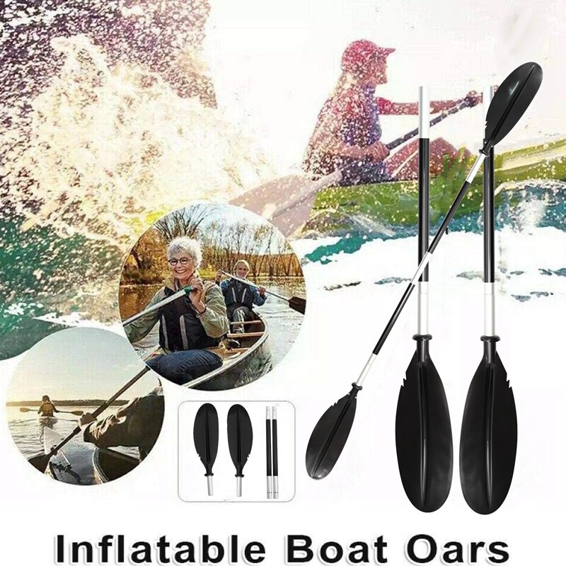 Detachable Boat Oars Aluminum Alloy Afloat Oars Fitting Boat Rafting Paddle for Kayak Rafting Canoe