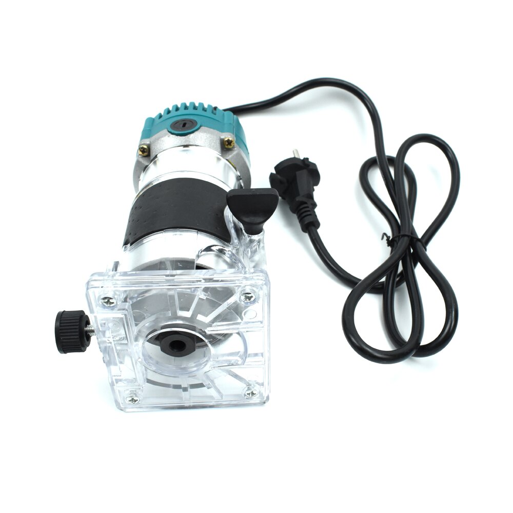 Palm Router Electric Hand Trimmer Wood Router 1/4'' Collets Woodworking Tool Laminate Trimmer