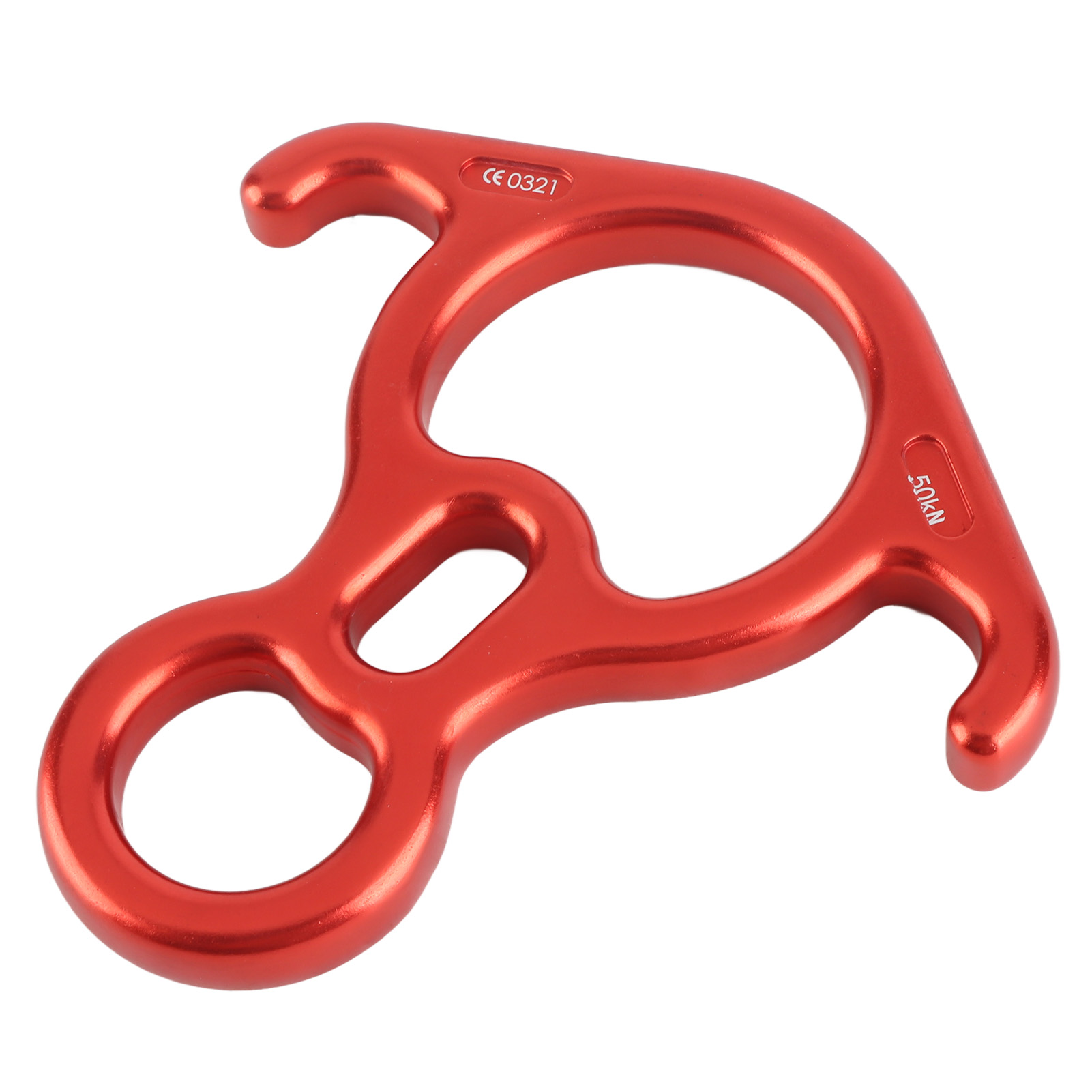 Figura de 50KN, descenso de cuerda de 8 palabras, Rappel, equipo de escalada en roca, descenso de 50KN, escalada, descenso de 8 cuerdas: Default Title