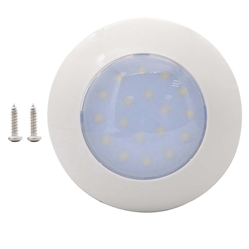 LED RV Ceiling Light 12V Recessed Cabinet Lights 3.6W Lighting Van Yacht