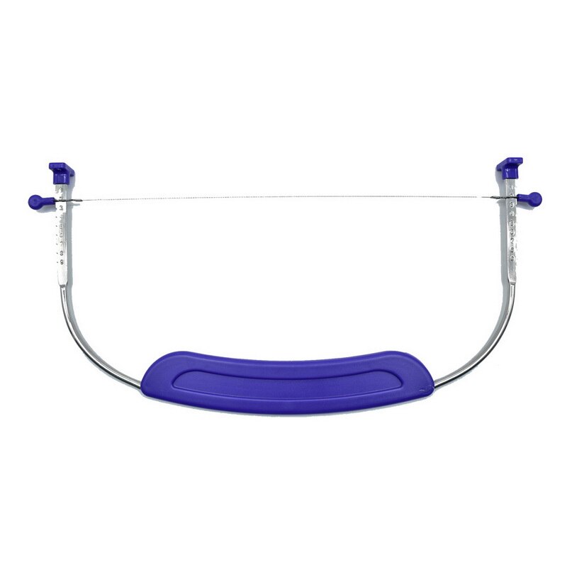 Rebanadora de pastel de acero inoxidable, nivelador de alambre ajustable para pan, Pizza, cortador de pasteles, utensilios de cocina, accesorios para hornear, 1 ud.: 3