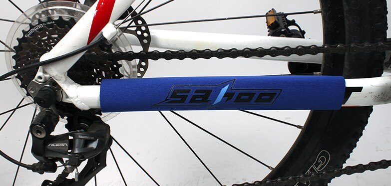 SAHOO Bicycle Chain Protective sleeve MTB Road Folding Bike Chain Protective Jacket 20cm x 10cm Bicycle Practical Accessories: Blue