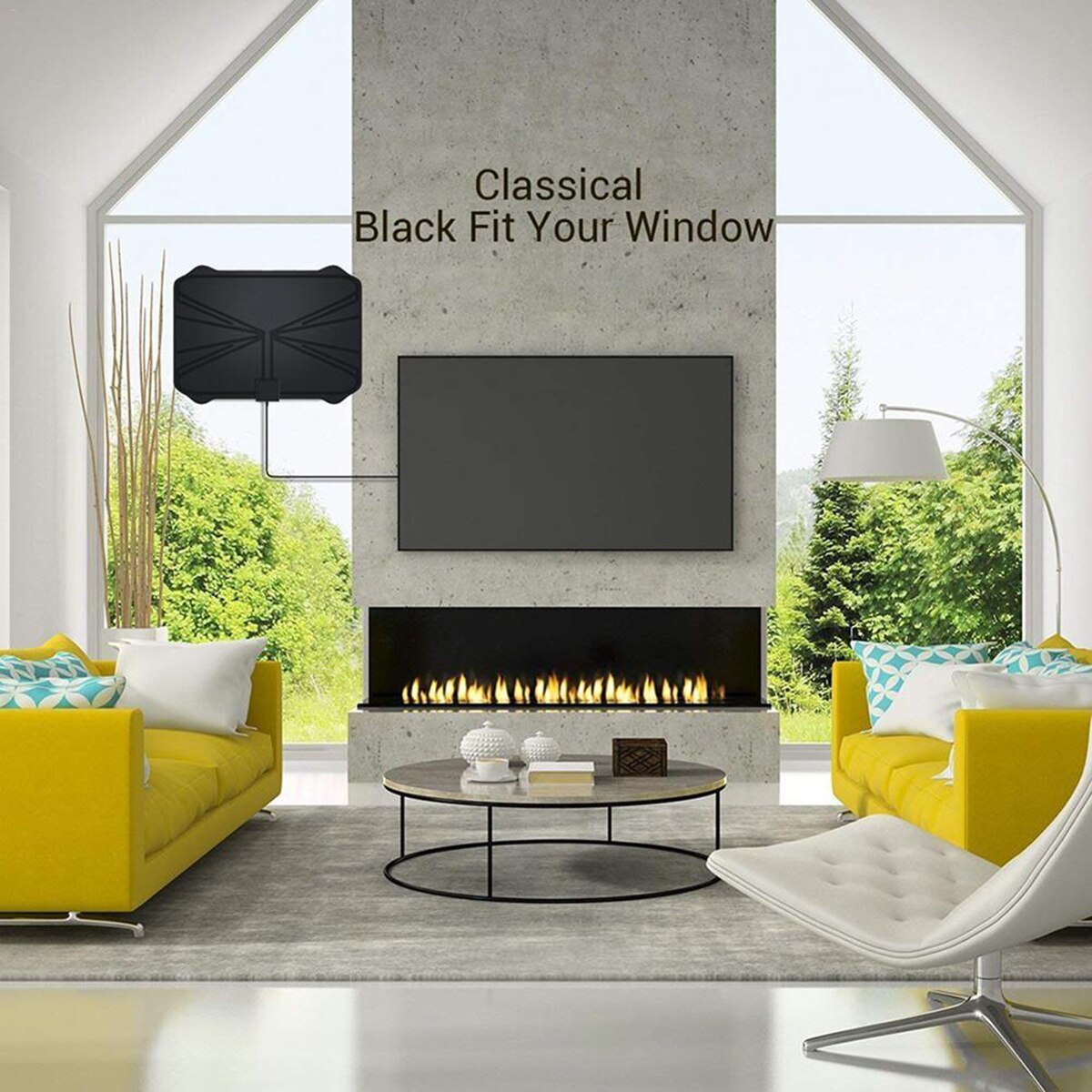 4K 25dBi High Gain HDTV STB TV Antenna 1080P With Amplified HD Digital Boost Indoor TV Antennas With 65-100 Miles Range​