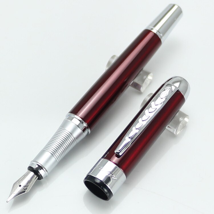JINHAO 250 Medium nib Metal Fountain Pen Without Pencil Box luxury school Office Stationery Writing Cute pens: 6