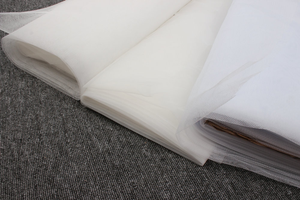 Super fine soft white mesh tulle fabric 150cm wide dainty mesh