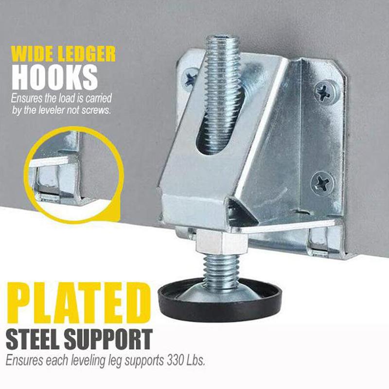 Garderobenivå justerbare føtter kraftig belastning fot møbler skap ben sofa føtter brakett gulvbeskyttelse maskinvare