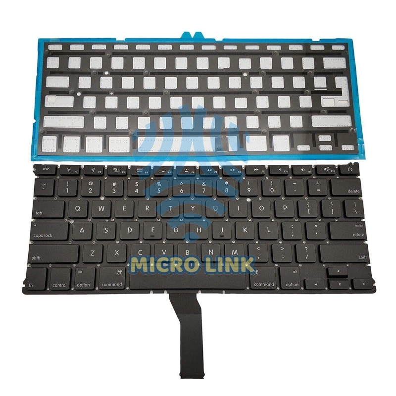 Laptop Keyboard for Macbook Air 13" A1369 A1466 US USA English keyboard with Backlight Year