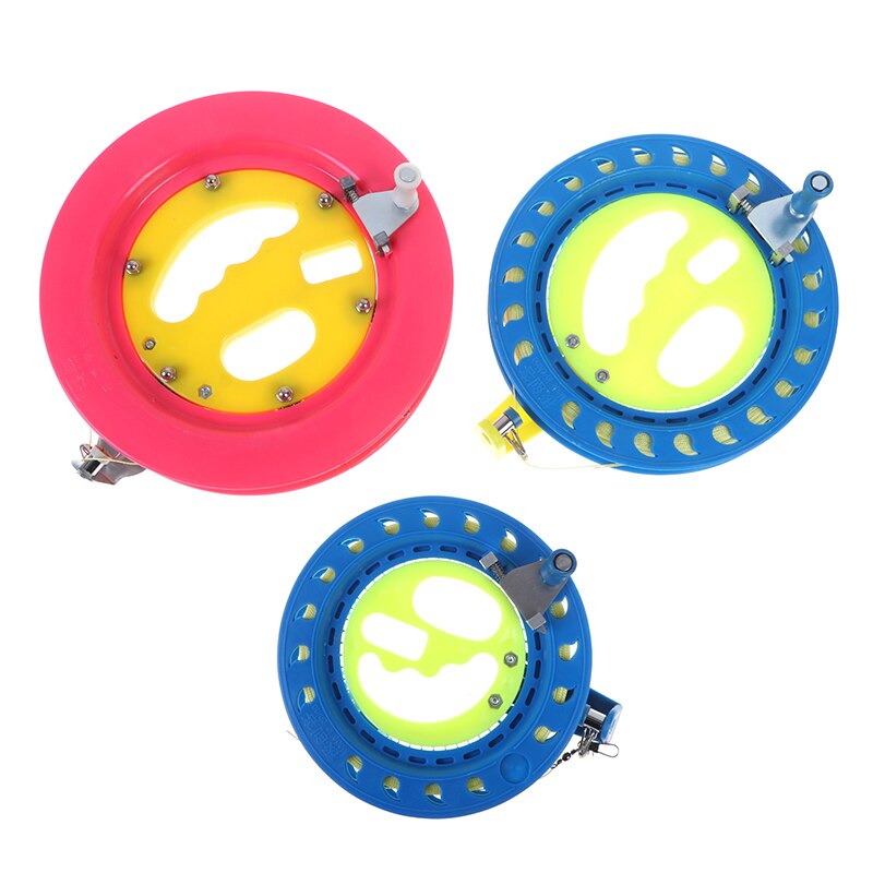 Carrete de plástico ABS para cometa, 16/18/22cm, mango de carrete, herramientas voladoras, accesorios para cometas
