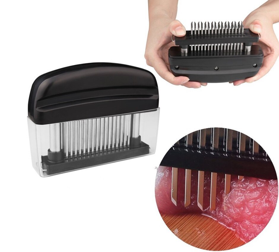 48 Blades Naald Vleesvermalser Rvs Mes Vlees Beaf Steak Hamer Van Vlees Hamer Pounder Koken Gereedschap