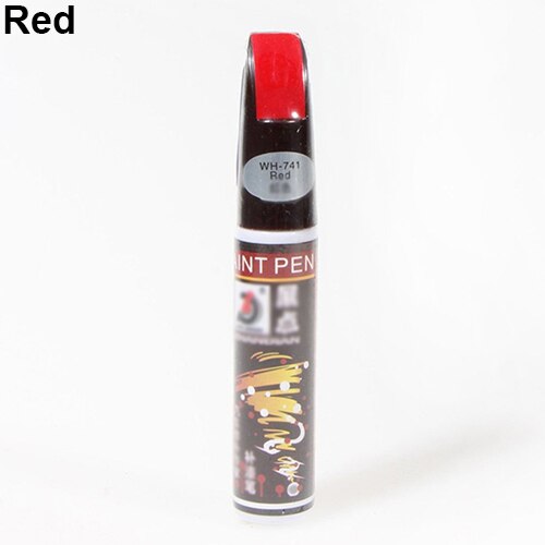 Universal Car Color Paint Repair Scratch Remover Colorful Paint Pen Touch Up Remover Applicator Tools Automobiles Paint Care: Red