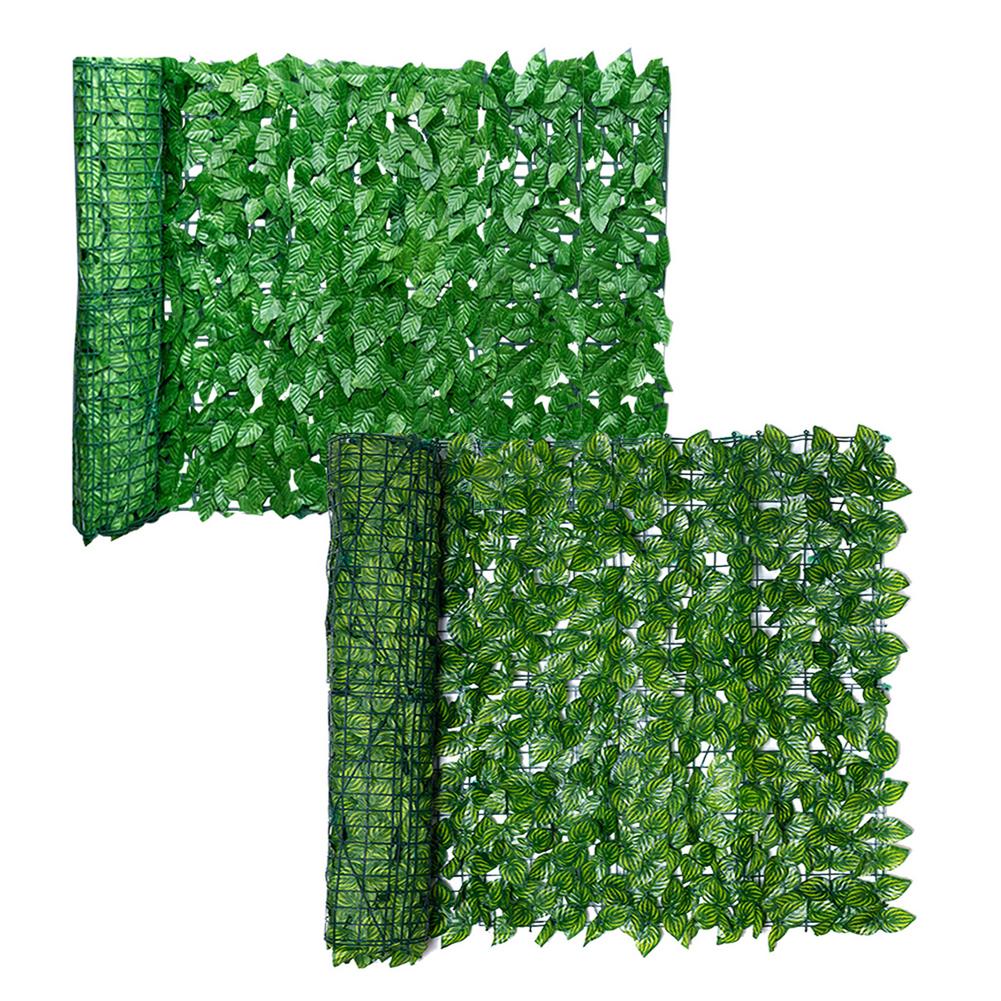 Artificial Leaf Screening Roll UV Fade Protected Privacy Hedging Wall Landscaping Garden Fence Balcony Screen