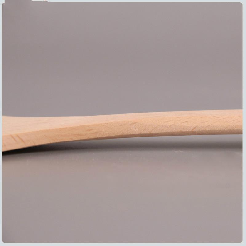 Pala de Cocina de madera antiadherente de 33cm pala de cocina de madera de haya sin pintura