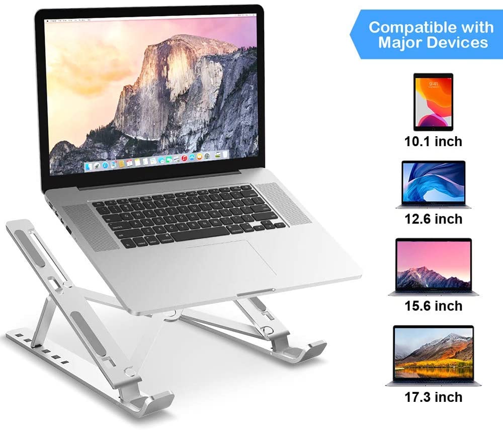 Mr.Lei Laptop Stand for MacBook Air Pro Foldable Notebook Stand Aluminium Alloy Tablet Stand Bracket Laptop Holder for MacBook