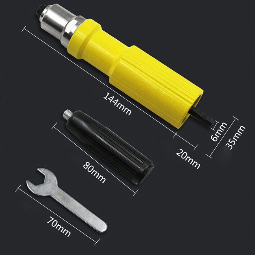 Electric Rivet Nut Cordless Riveting Drill Adaptor Riveting Tool Insert Nut Tool Portable automotive manufacturing Tools