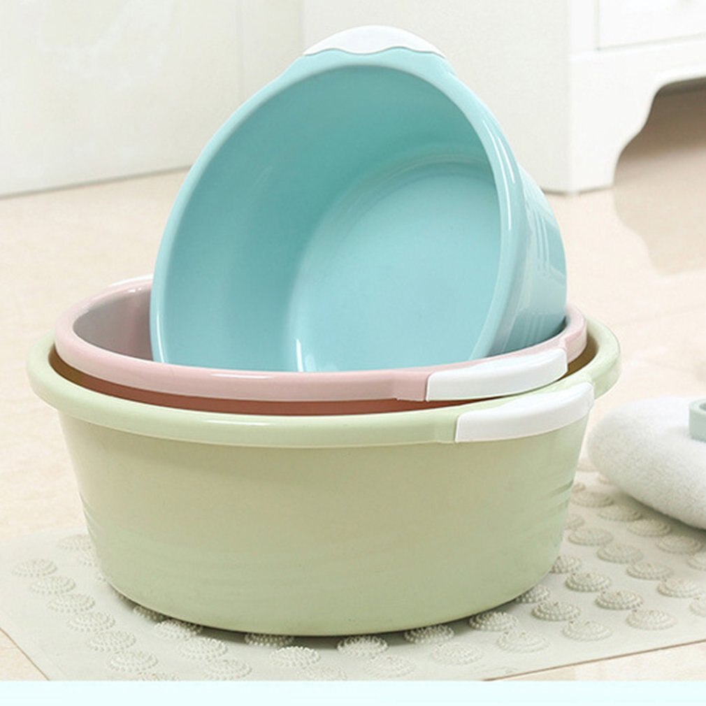 Household washbasin plastic basin small thick round dish sink wash basin wash basin basin wash basin small basin