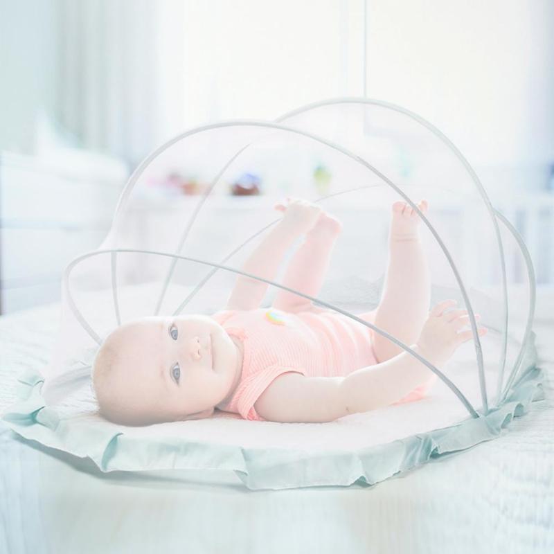 Portable Baby Crib Mosquito Net for Infants Breathable Foldable Cradle Bed