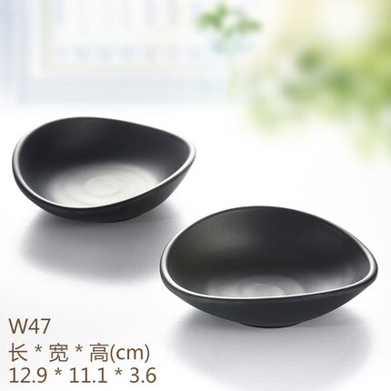 Hoogwaardige melamine zwarte matte plastic dipsaus schotel van mosterd olie azijn schotel servies in Japan en Zuid korea: Groen