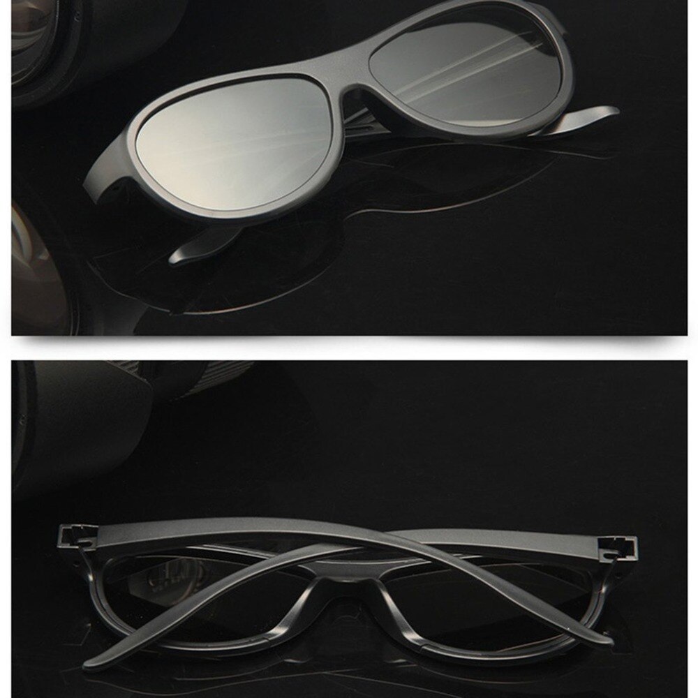 Circular Polarizing Passive Woman Man 3D Movie Glasses For 3D TV Cinemas