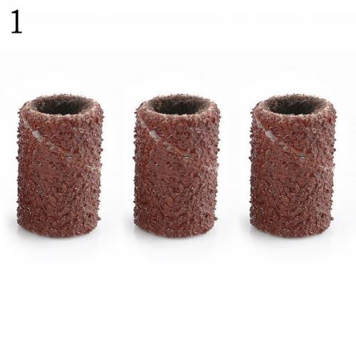 100Pcs Polisher Machine Bits Drill Grit Sanding Band Grinding Ring Nail Art Tool Drill Bit Accessories Sandpaper Rotary Tools: 1