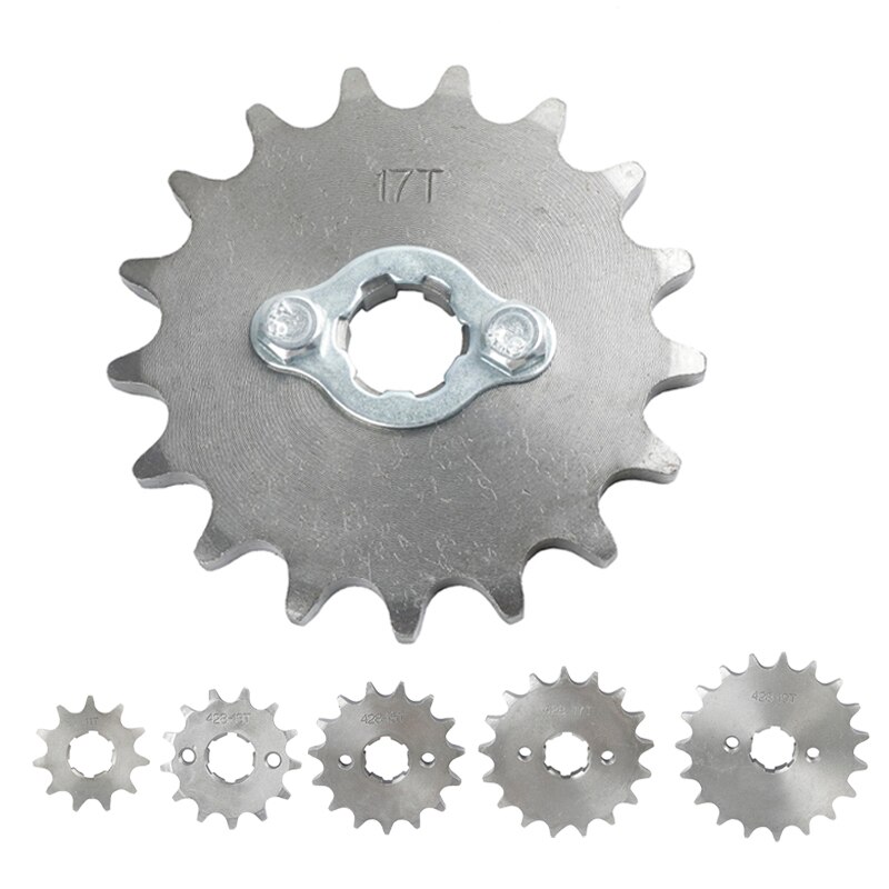 For Loncin Zongshen Lifan Shineray 150 200 250cc ATV Pitbike Motorcycle Moped Motocross Front Engine Sprocket 428# 20mm 10-19T