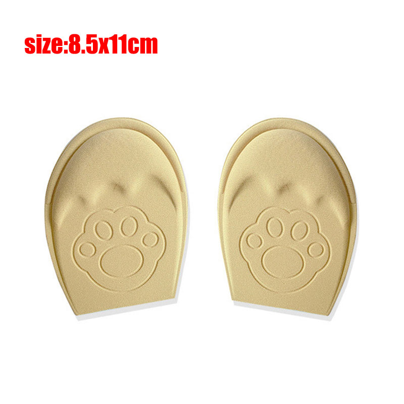 Schoen Inserts Big Size Veranderen Kleine Teen Plug Sport Voorvoet Pad Aanpassing Mannen Vrouwen Anti-Slip Voet Bescherming Pad binnenzool Kussen: Beige
