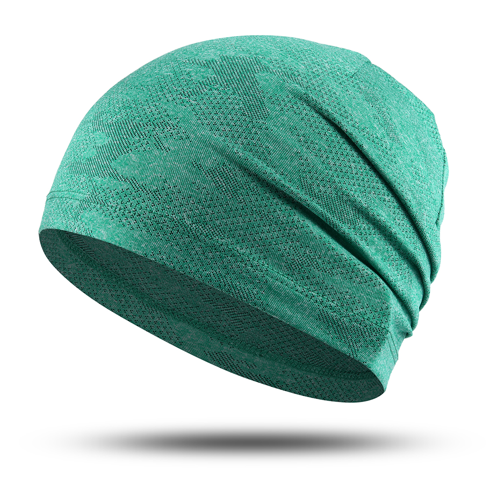 Summer Cool Running Cap Bicycle Hat Cycling Sport Caps Headdress Headscarf Hiking Baseball Riding Beanie Men Women Hats: Blue