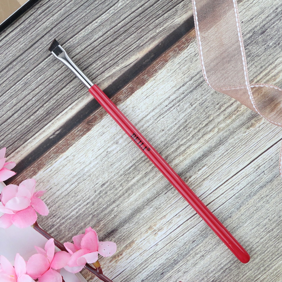 BEILI – Pinceau de maquillage pour les sourcils, professionnelle, pour application d'eye-liner, 1 pièce,