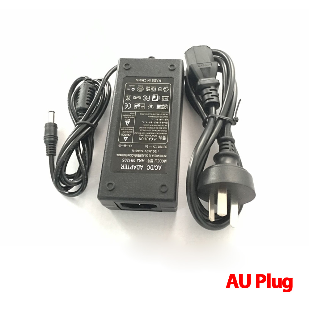 Adaptador convertidor de CA para fuente de alimentación LED de cc 12V 5A 60W, cargador para luz LED 5050/3528 SMD o Monitor LCD CCTV, precio más bajo,