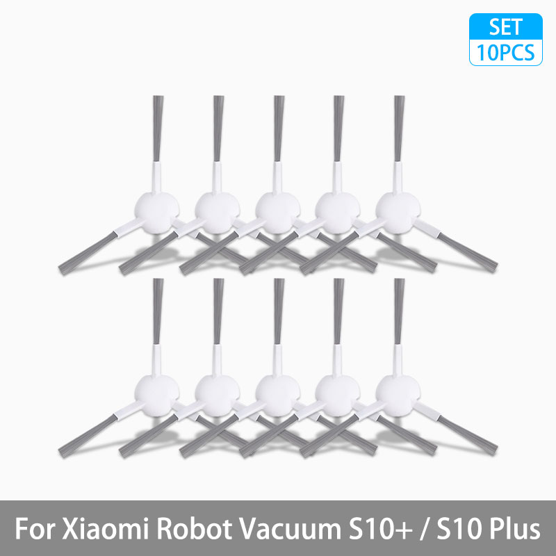 Para xiaomi robô vácuo s10 +/s10 plus acessórios escova lateral principal filtro hepa mop pano pano peças de reposição: Bege