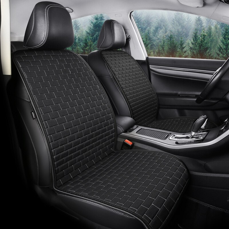 Line Car Seat Cover Protector Pad Mat for Auto Front Back Driving Seat With Backrest Summer Cushion for Truck Suv or Van