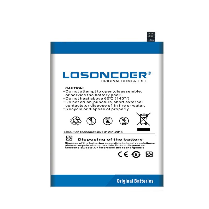 LOSONCOER C11P1618 4900mAh Batterie Für ASUS Zenfone 4 Z01KD ZE554KL ZenFone 5Q Lite ZC600KL X017DA Z01KDA Z01KS X017D Batterie